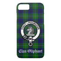 Clan Oliphant Crest Badge and Tartan
