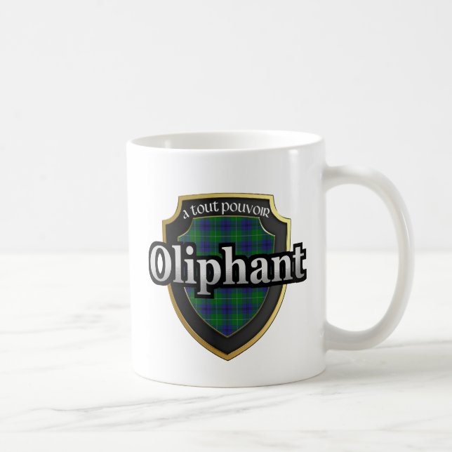 Clan Oliphant Scottish Dynasty Tartan Mugs Cups (Right)