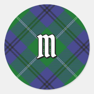 Clan Oliphant Tartan Classic Round Sticker