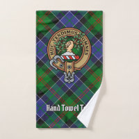 Clan Paterson Crest over Tartan