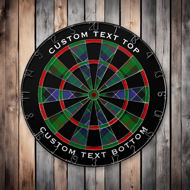 Clan Paterson Tartan Dartboard (Creator Uploaded)