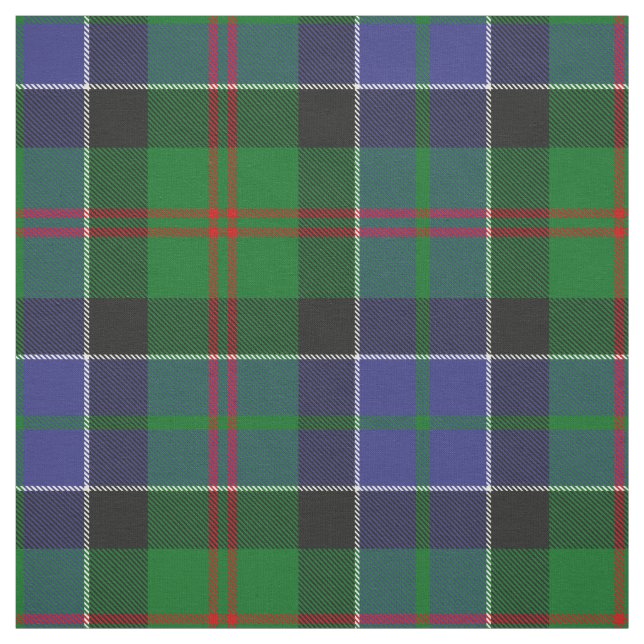 Clan Paterson Tartan Fabric (Swatch)