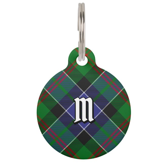 Clan Paterson Tartan Pet Tag (Front)