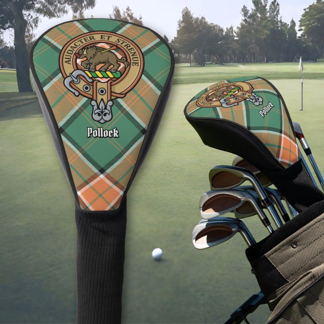 Clan Pollock Crest Golf Head Cover (Creator Uploaded)