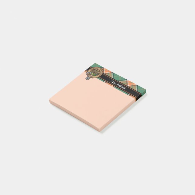 Clan Pollock Crest Post-it Notes (Angled)