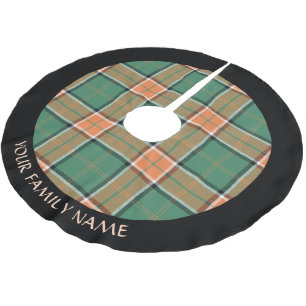 Clan Pollock Tartan Brushed Polyester Tree Skirt
