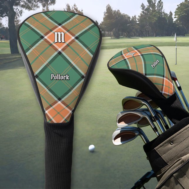Clan Pollock Tartan Golf Head Cover (Creator Uploaded)
