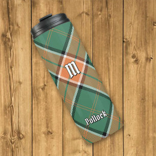 Clan Pollock Tartan Thermal Tumbler
