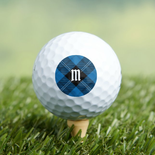 Clan Ramsay Blue Hunting Tartan Golf Balls (Insitu Tee)