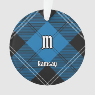Clan Ramsay Blue Hunting Tartan Ornament
