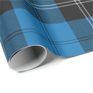 Clan Ramsay Blue Hunting Tartan Wrapping Paper