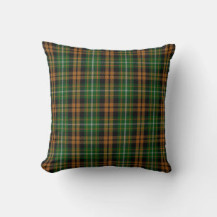 Clan Ramsay Ramsey Orange Hunting Tartan Cushion