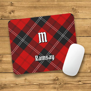 Clan Ramsay Red Tartan Mouse Mat
