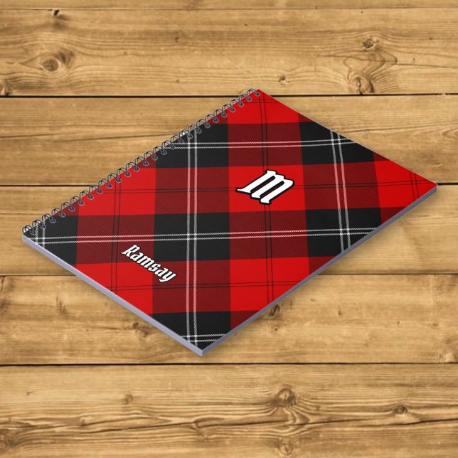 Clan Ramsay Red Tartan Notebook (Creator Uploaded)