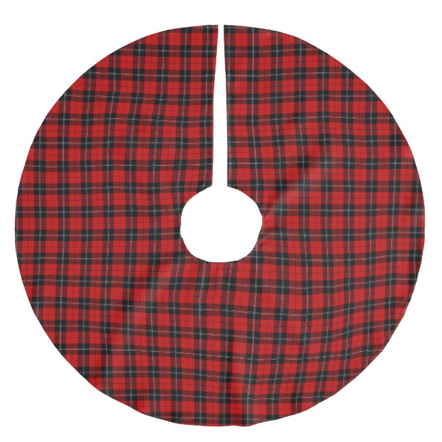 Clan Ramsay Tartan Brushed Polyester Tree Skirt (Front)
