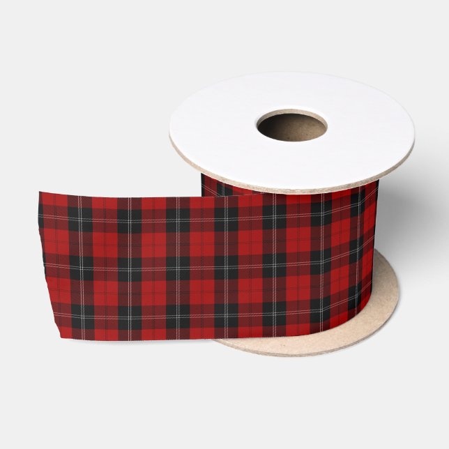 Clan Ramsay Tartan Satin Ribbon (Spool)