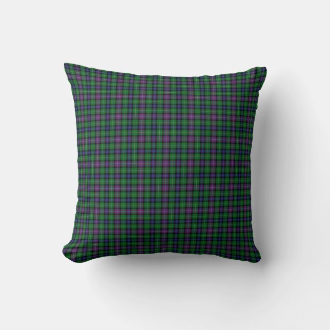 Clan Rankine Tartan Cushion (Front)