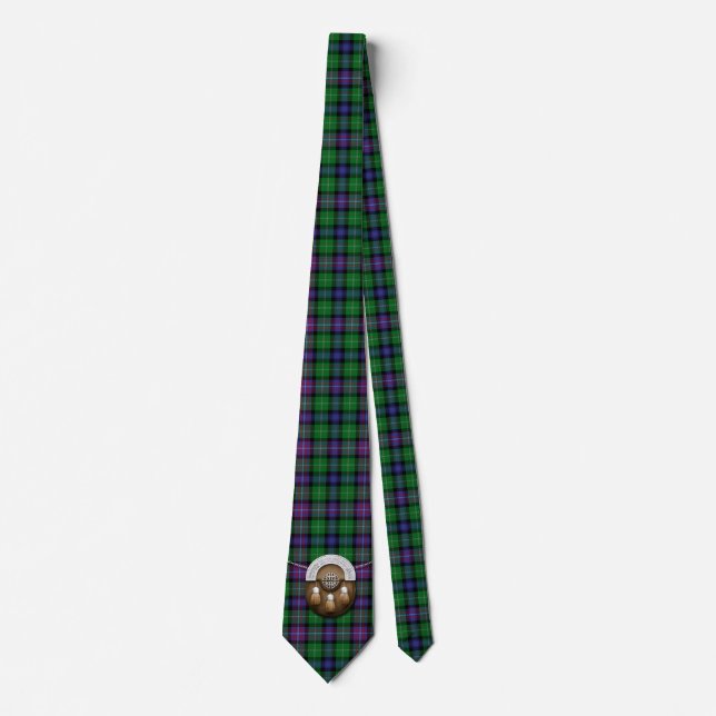 Clan Rankine Tartan Tie (Front)