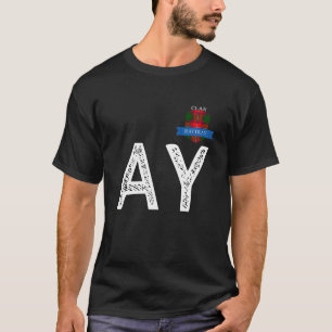 Clan Rattray A and Letter Y Family Matching T-Shirt