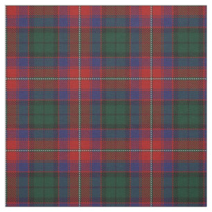 Clan Rattray Red Green Scottish Tartan Plaid Fabric