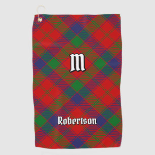 Clan Robertson Tartan Golf Towel