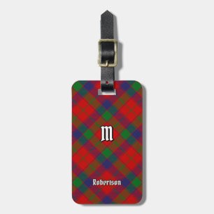 Clan Robertson Tartan Luggage Tag