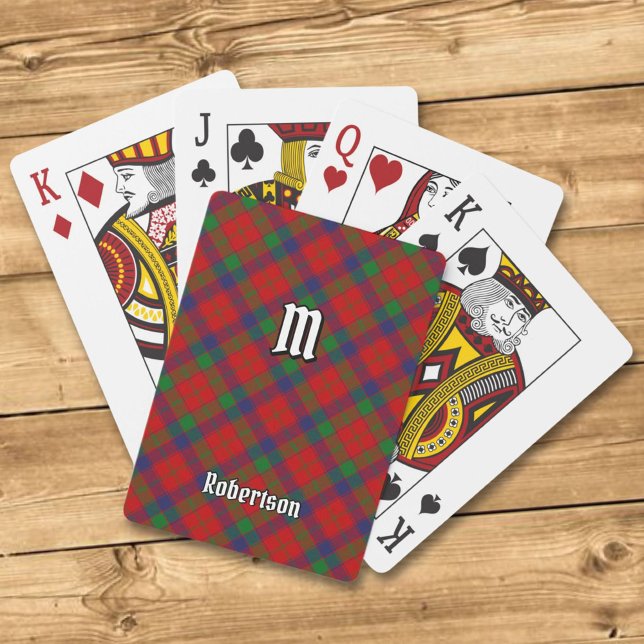 Clan Robertson Tartan Playing Cards (Creator Uploaded)
