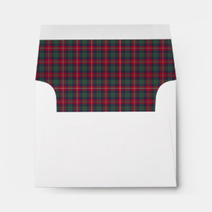 Clan Robertson Tartan Red, Blue and Green Plaid Envelopes