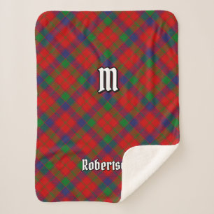Clan Robertson Tartan Sherpa Blanket