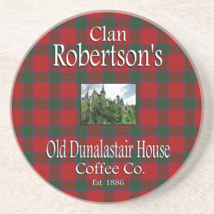 Clan Robertson's Old Dunalastair House Coffee Co. Coaster