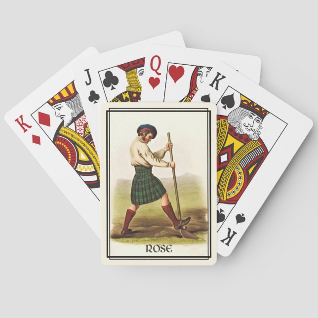 Clan Rose Classic Scotland Deck Playing Cards (Back)