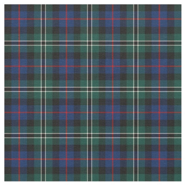 Clan Rose Hunting Tartan Fabric (Close Up)