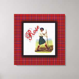 Clan Rose Scottish Dream Canvas Print