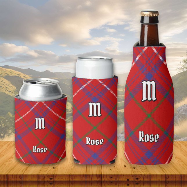 Clan Rose Tartan Can Cooler (Creator Uploaded)
