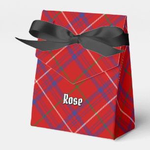 Clan Rose Tartan Favour Box