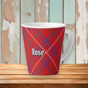 Clan Rose Tartan Latte Mug