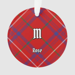 Clan Rose Tartan Ornament