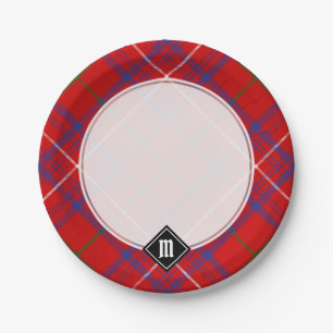 Clan Rose Tartan Paper Plate