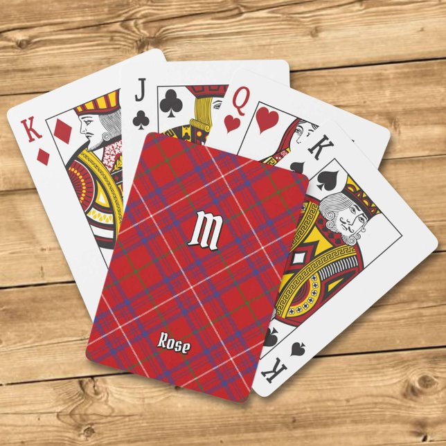 Clan Rose Tartan Playing Cards (Creator Uploaded)