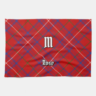 Clan Rose Tartan Tea Towel