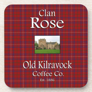 Clan Rose's Old Kilravock Coffee Co. Coaster