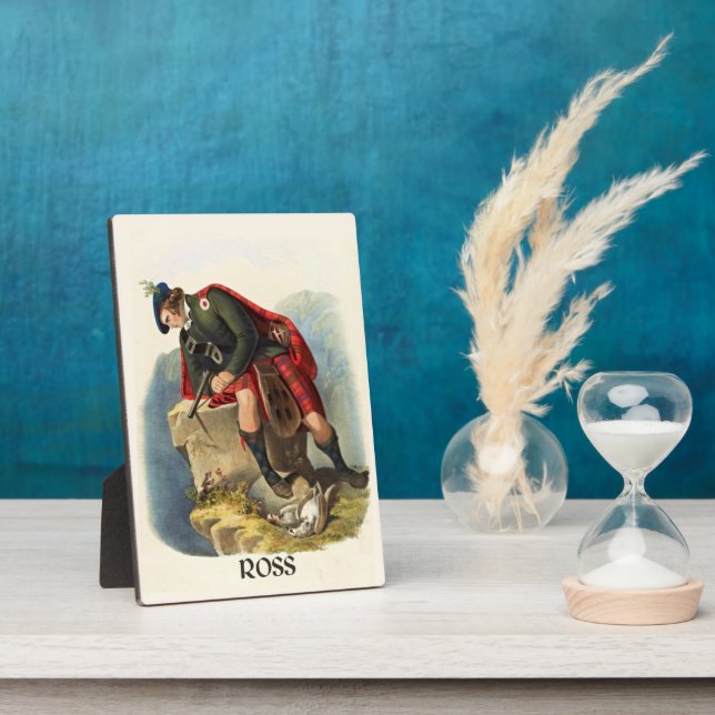 Clan Ross Clans of Scotland by R. R. McIan Plaque (Side)