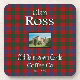 Clan Ross Old Balnagown Castle Coffee Co. Coaster
