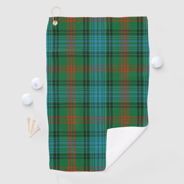 Clan Ross Scottish Tartan Golf Towel (InSitu)