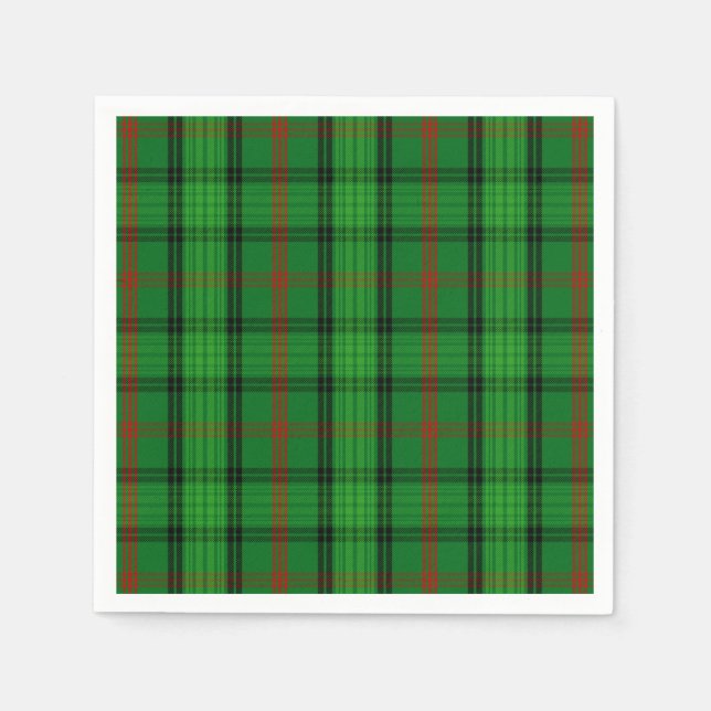Clan Ross Tartan Napkin (Front)