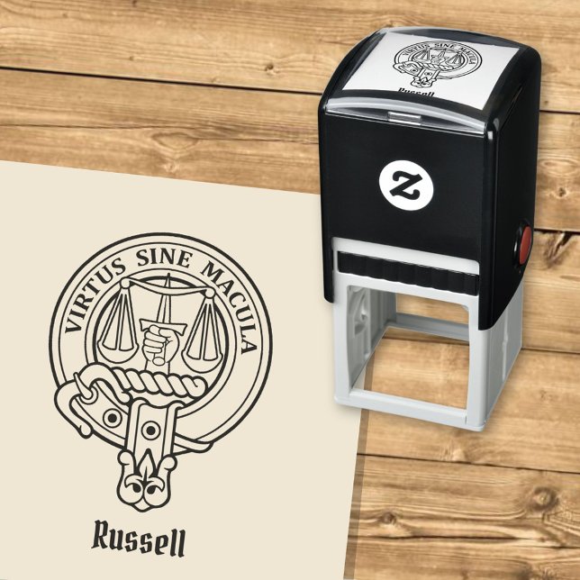 Clan Russell Crest Self-inking Stamp (Creator Uploaded)