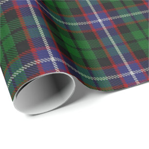 Clan Russell Scottish Tartan Wrapping Paper
