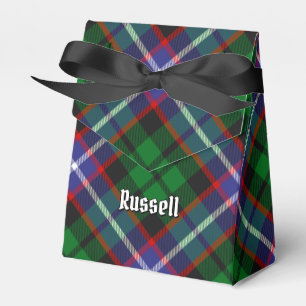 Clan Russell Tartan Favour Box
