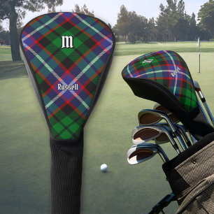 Clan Russell Tartan Golf Head Cover