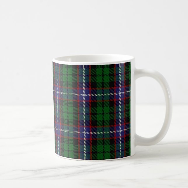 Clan Russell Tartan Scottish Coffee Mug (Right)